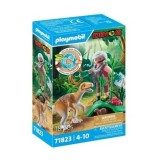 Cumpara ieftin Set Playmobil - Velociraptor si cercetator