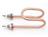 Rezistenta Tip Sanie Cupru 2000W, 230V, 185mm Lungime, Incalzire Apa Boiler, Montaj Universal, Filet &Oslash;11mm