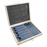 Cumpara ieftin Set de cutite pentru strunjire metal de diferite forme Gude 40322, 9 piese