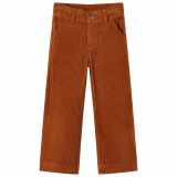 Pantaloni copii din velur, coniac, 104 GartenMobel Dekor, vidaXL