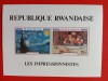RWANDA, PICTURI - BLOC MNH, Nestampilat