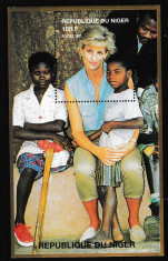 Niger - LADY DIANA - Colita - MNH foto