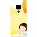 Husa silicon pentru Huawei Mate 20, Child Autumn Paint Hd