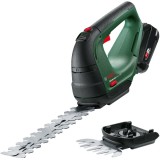 Bosch AdvancedShear 18V-10 - Masina de tuns gard viu cu 1 acumulator Li-Ion 18 V 2 Ah 20 cm