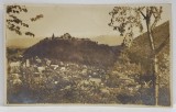 CISNADIOARA , VEDERE DE ANSAMBLU SI CASTELUL , CARTE POSTALA , 1930