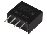 Convertor DC/DC 1W 12V QLT POWER QDC1S-1212S 10,8-13,2V SIL4 100kHz