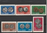 ROMANIA 1970 LP 728 NUMISMATICA SERIE MNH