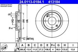 Disc frana ATE 24.0113-0184.1