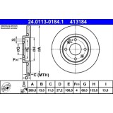 Disc frana ATE 24.0113-0184.1