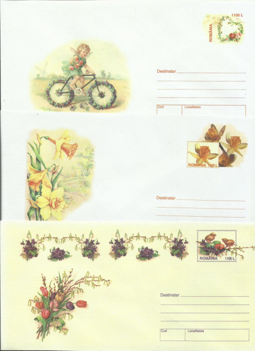 ROMANIA 1998 / 1999 -lot 24 intreguri postale- diverse teme - unele rare