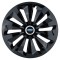 Set 4 capace roti Fox negru R15 Compatibil Cu Ford