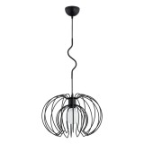 Corp de iluminat suspendat ADVITI BOLA 1P AD-LD-6221BE27, E27, maxim 60W, negru