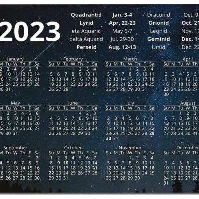 Mousepad Calendar 22x18 cm foto