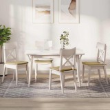 vidaXL Perne de Șezut 4 pcs Gri Verde 40 x 40 x 3 cm 42015228