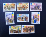 Rom&acirc;nia 1990 Seria "Revoluția Populară din Rom&acirc;nia - Decembrie 1989" (Seria Completă de 8 Mărci Poștale MNH / Cu Suprataxă) - TG1