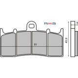 Placute Frana MCB736SV Echivalent - Fata, Piese Moto