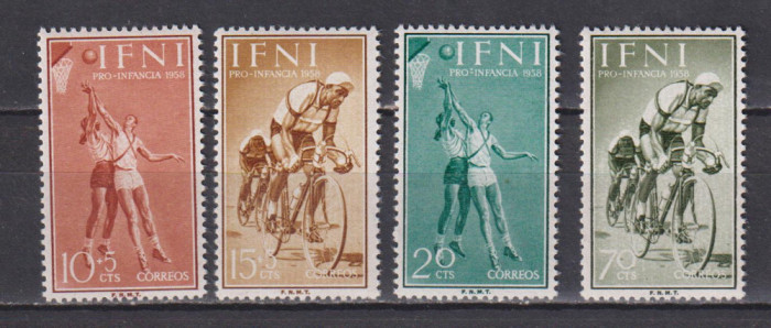 IFNI 1958 SPORT MI.174-177 MNH