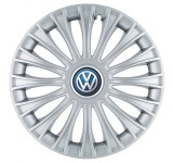 Set 4 Capace Roti, potrivite jantelor de R14, pentru Volkswagen, model dino cromat, Autohelix MSA