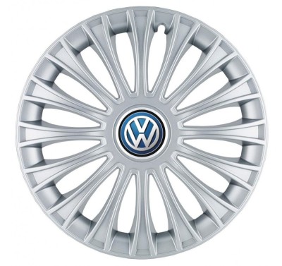 Set 4 Capace Roti, potrivite jantelor de R14, pentru Volkswagen, model dino cromat foto