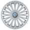 Set 4 Capace Roti, potrivite jantelor de R14, pentru Volkswagen, model dino cromat