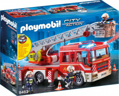 Playmobil City Action - Masina de pompieri cu scara foto