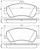 BOSCH 0 986 494 302 set placute frana,frana disc