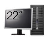 Pachet Calculator Second Hand HP 800 G2 Tower, Intel Core i5-6500 3.20GHz, 16GB DDR4, 512GB SSD + Monitor 22 Inch NewTechnology Media