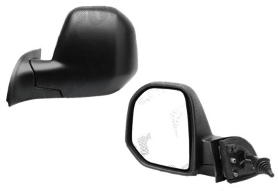 Oglinda exterioara Citroen Berlingo (7), 02.2008-06.2012, Peugeot Partner, 03.2008-06.2012, Stanga, Crom, manuala, prin cablu, Fara incalzire, carcas foto