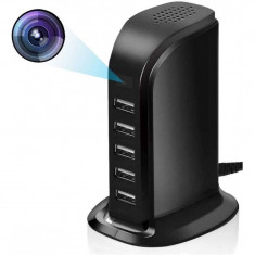 Camera Spion 1080HD Wi-Fi Smartech - Integrata in Statie de Incarcare USB foto