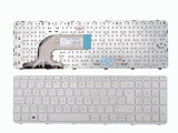 Tastatura laptop HP 250 G3 alba UK cu rama