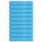 vidaXL Prosoape 10 buc turcoaz 100x200 cm 360 g/m? 100% bumbac