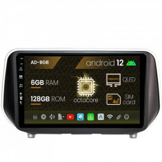 Navigatie Hyundai Santa Fe (2018-Prezent), Android 12, B-Octacore 6GB RAM + 128GB ROM, 9 Inch - AD-BGB9006+AD-BGRKIT223