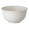 Bol Porțelan, Model, Flori Dots, Capacitate 650ml, Alb, Oem