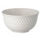 Bol Porțelan, Model, Flori Dots, Capacitate 650ml, Alb