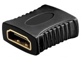 Adaptor HDMI Negru Dual-Soclu, Goobay
