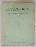 CATEHISMUL OSTASULUI CRESTIN de PREOT - MAIOR MATEI POPESCU , 90 DE INTREBARI SI RASPUNSURI , 1932 , DEDICATIE *