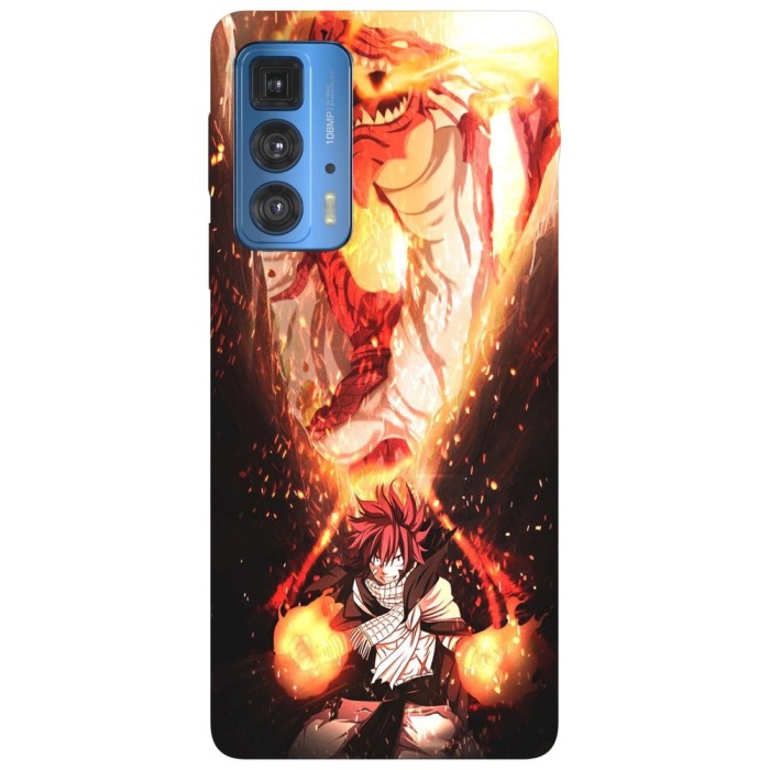 Husa compatibila cu Motorola G20 model Natsu Fairy tail, Silicon, TPU, Viceversa