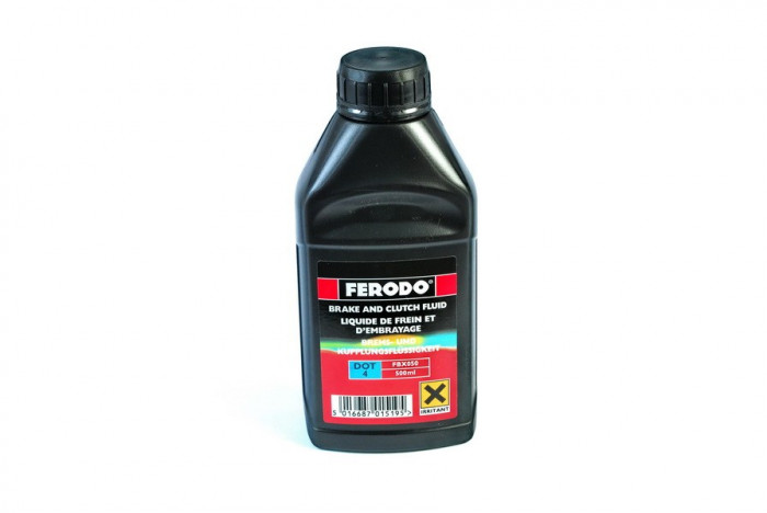 Lichid de frana DOT4 (0.5L) [uscat: 249&deg;C. umed: 158&deg;C SAE 1350. ISO/DIN 4925