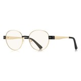 Ochelari rotunzi de dama, filtru lumina Asteroid GSM, auriu / negru, 3175