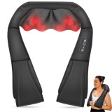 Cumpara ieftin Aparat Profesional Masaj Shiatsu 3D, cu Functie Incalzire, Intensitate Reglabila, Relaxare Musculara, Ameliorare Dureri Gat, Umeri, Spate, Picioare, N