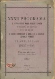 C9741N A XXXII programă a Gimnasiului mare publicu rom&acirc;n de religiunea gr orientală din Brașovu, a Școlei comerciale ... 1895-96 1896 Brașov anuar