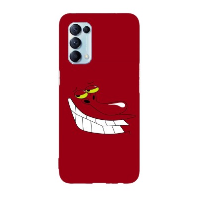 Husa compatibila cu Oppo A54s, Viceversa, model Red guy face Cow and Chicken, Silicon, TPU foto