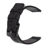 Curea piele compatibila Huawei Watch GT 2 Pro, telescoape Quick Release, 22mm, Negru