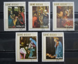 BC517, Guinea-Bissau 1989, 5 timbre picturi, Stampilat