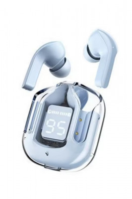 Casti Wireless In Ear, Bluetooth 5.1, Latenta Scazuta, Control Tactil Inteligent, Afisaj Digital LED, Microfon, Anulare Zgomot, Power Bank Incorporat, foto