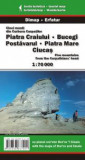Bucegi, Piatra Craiului, Postavarul, Piatra Mare, Ciucas (Romania) M 1:70,000 Hiking Map - Wanderkarte