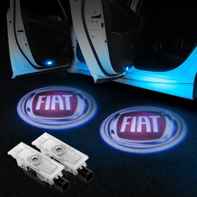 Set de 2 Lampi Led Logo Xentech Light Portiere Fiat foto