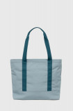 Lefrik geanta STRATA TOTE BAG culoarea turcoaz