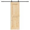 VidaXL Ușă glisantă cu set de feronerie 70x210 cm, lemn masiv de pin 3332718