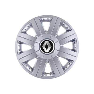 Set 4 capace roti 16 inchi (R16) Cosmos Gri, Compatibil Cu Renault foto